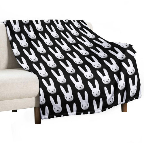 Bad Bunny Logo Oasis Tour 2019 2020 Budiyanto Anti-pilling Throw Blanket
