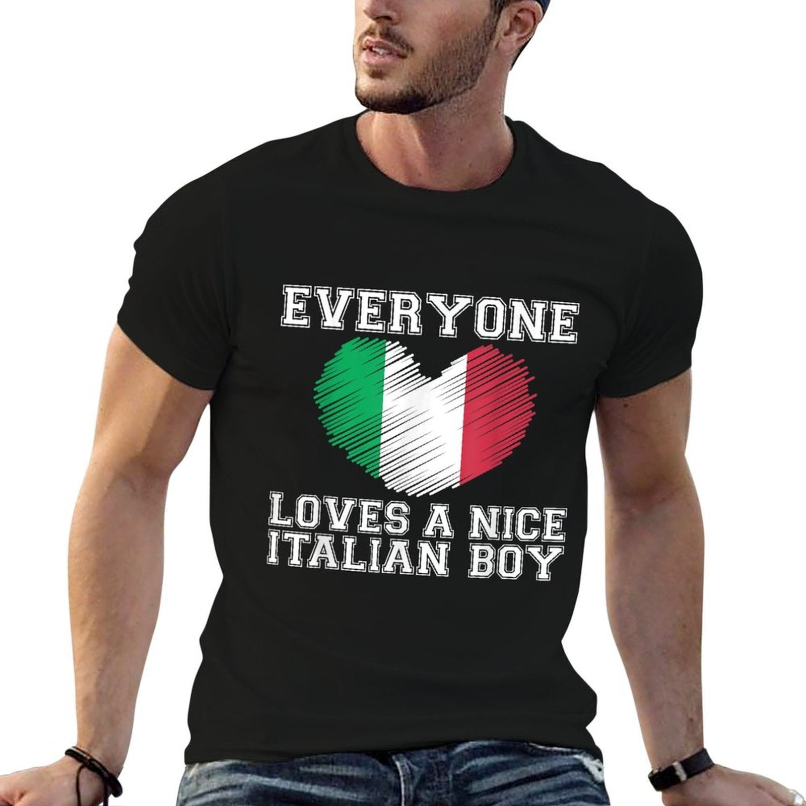 Everyone Loves A Nice Italian Boy Italy Gift Idea  Classic T-Shirt