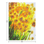 Sizzling Sunflowers Comfort Throw Blanket