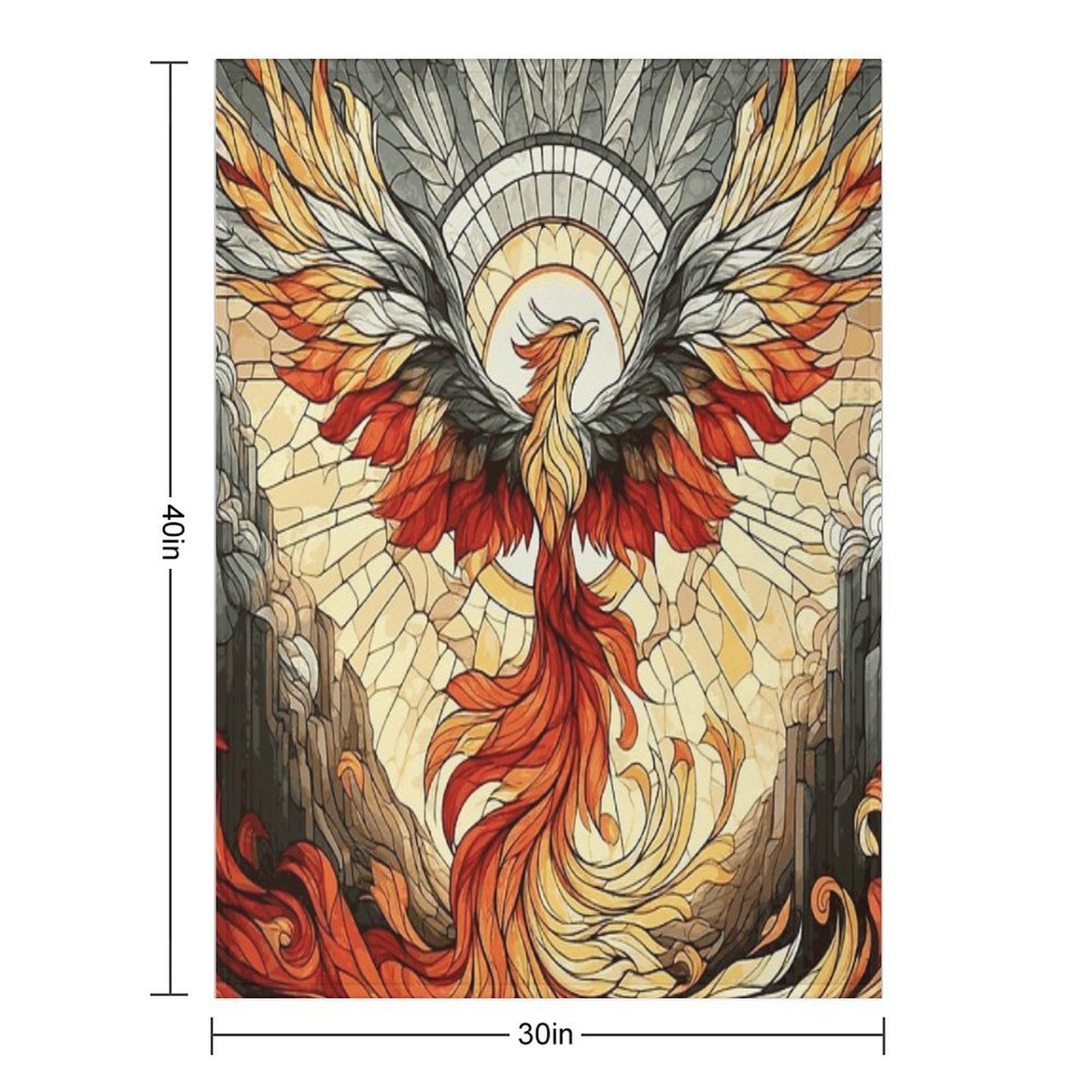 From Ashes, Hope Takes Flight Versatility Throw Blanket