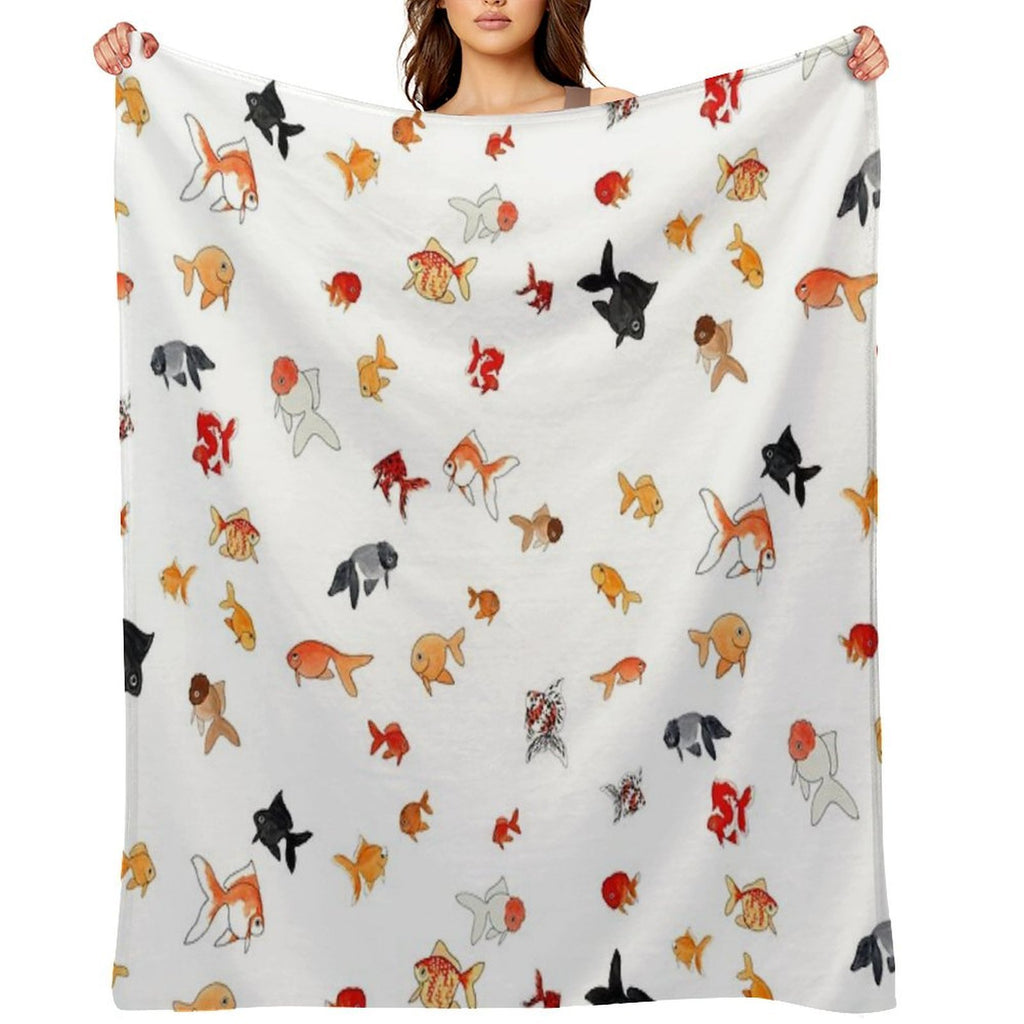 Fish Fancy Compact Throw Blanket