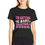 Pregnancy Announcement Toddler Im Getting A Baby Sister  Summer-ready Fabric T-Shirt