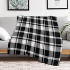 Plaid Machine-washable Throw Blanket