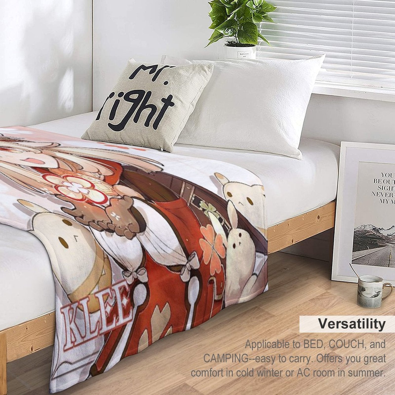 Genshin Impact - Klee Birthday Official Artwork 2020 Compact Throw Blanket