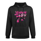 7th Birthday Girl Crown 7 Years Old Bday All-Day Comfort Hoodie