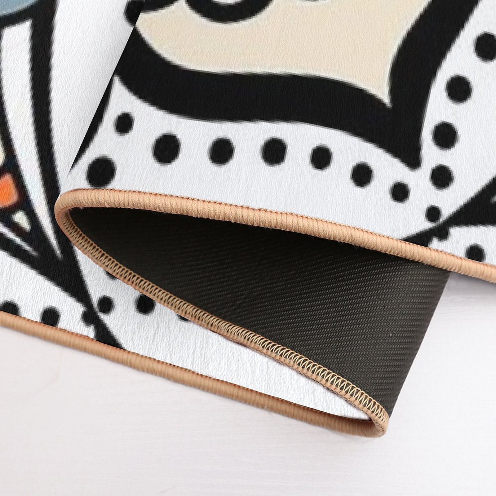 Turkish Floral Paisley Pattern  Stain-Proof Bath Mat