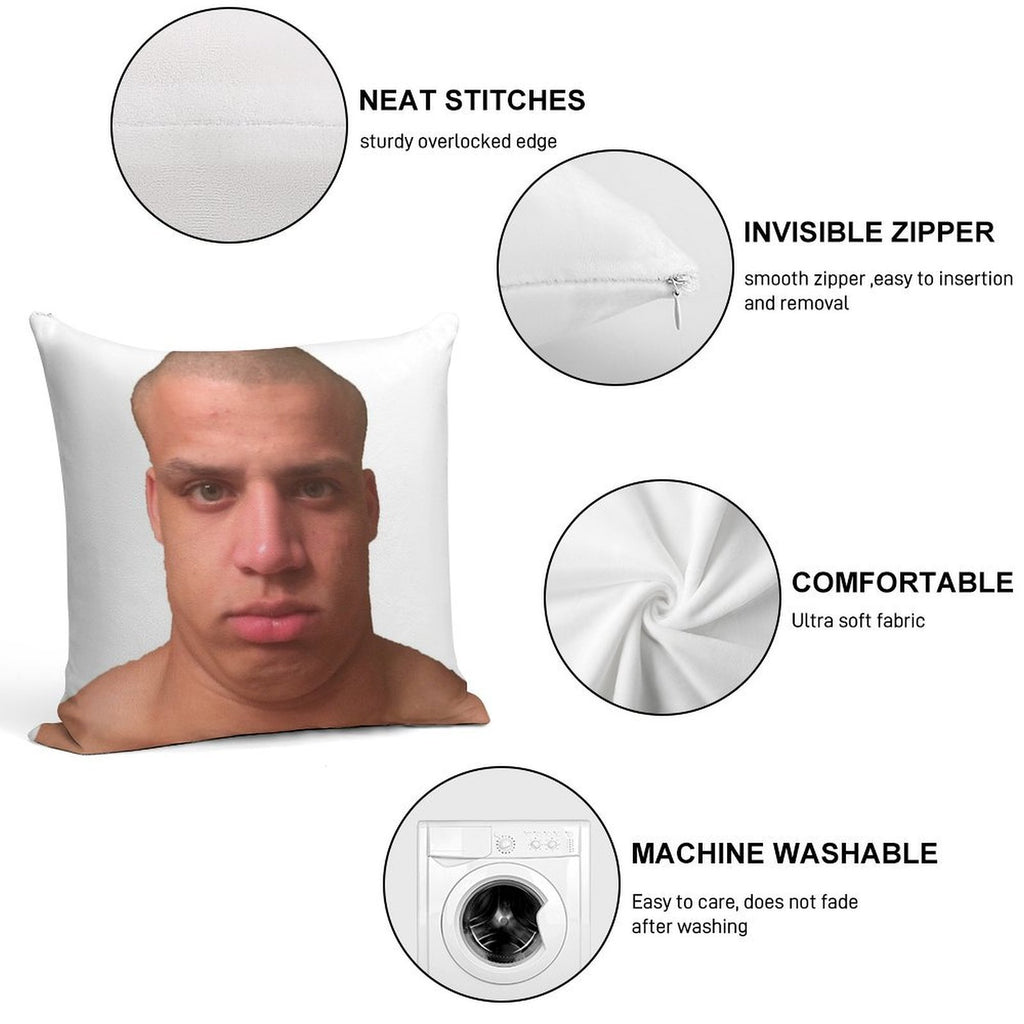 Tyler1 Selfie Soft Luxury Feel Throw Pillow