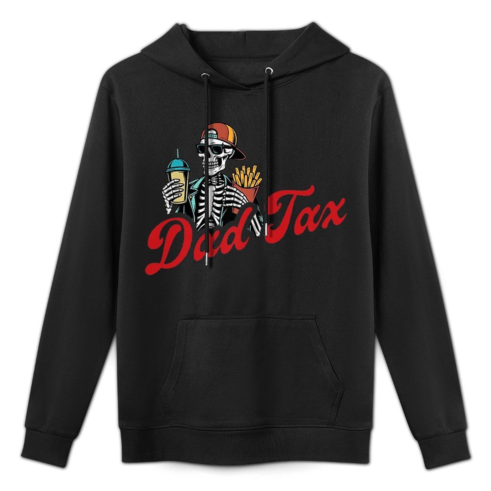 Dad Tax Making Sure It's Not Poison Skeleton (2 SIDES) Shape Retention Hoodie