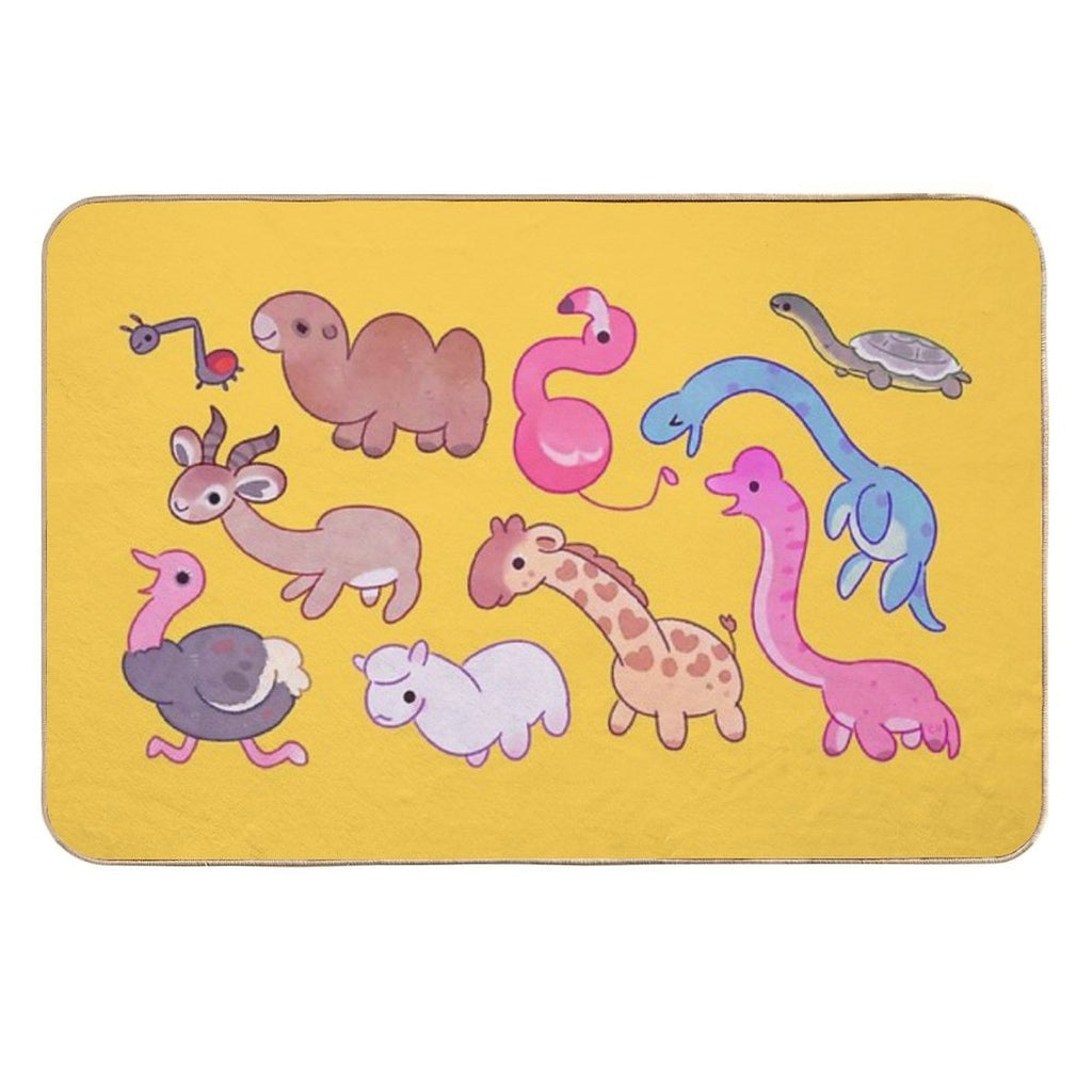 Loooooong Neck  Odorless Bath Mat