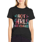 Hot Girls Hit Curbs Female Driver Meme  Versatile T-Shirt