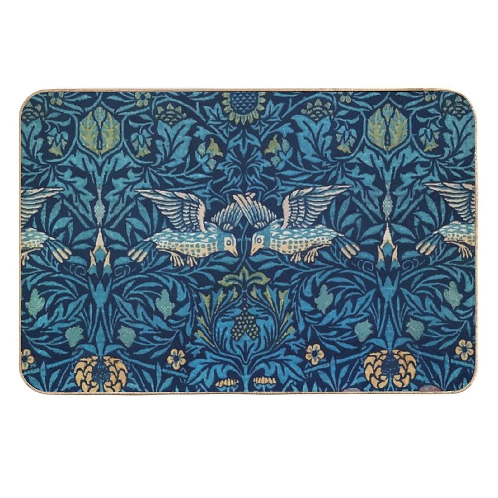 Birds by William Morris  Stain-Proof Bath Mat