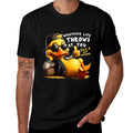 Humor Duck Meme Sarcastic Funny Duck Funny Joke Quote  Fade-proof Color T-Shirt