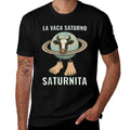Saturnita Cow Planet Meme  Moisture-wicking T-Shirt
