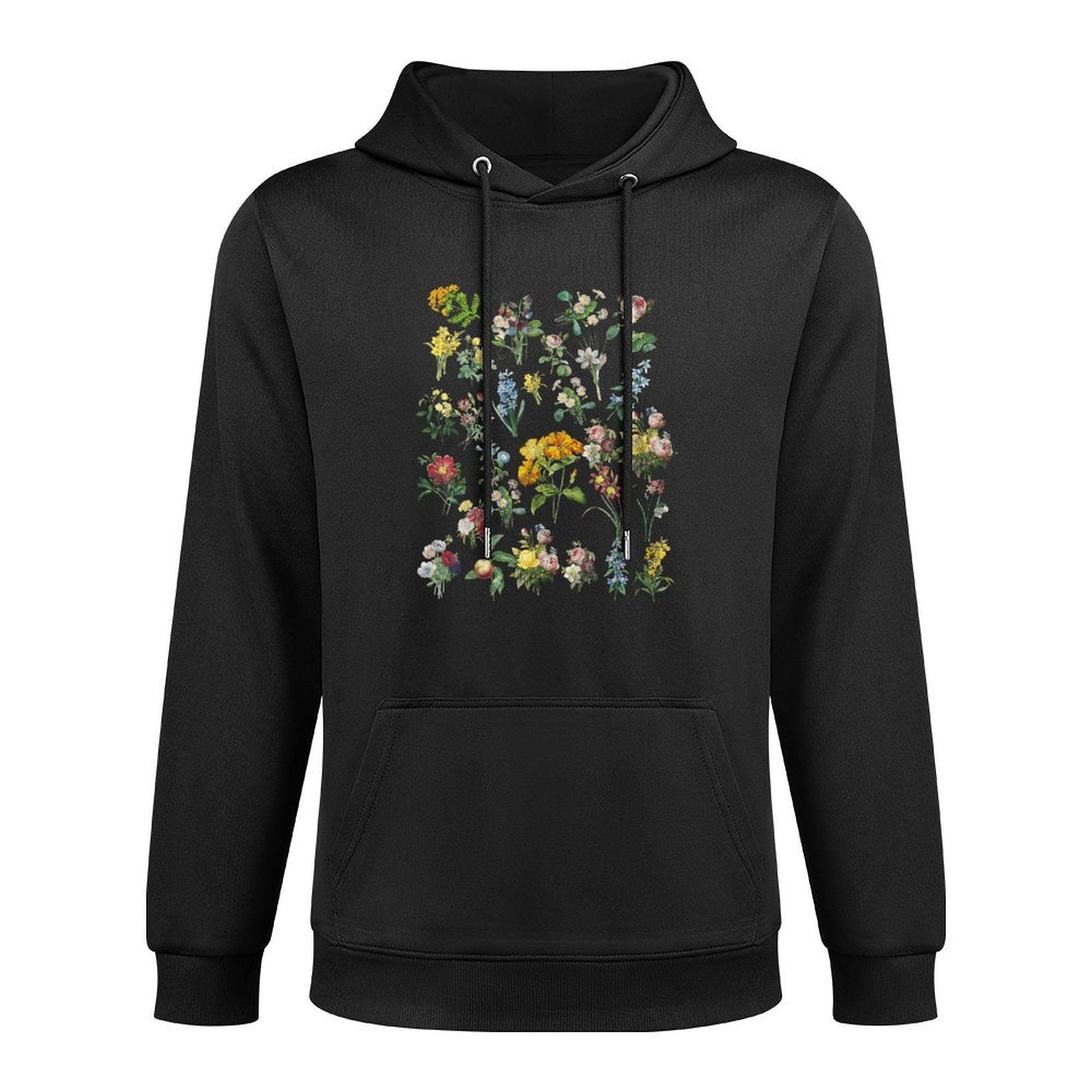 Vintage Botanical Art Flower Plant Growers Easy Care Hoodie