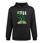 Level 14 Unlocked Awesome Since 2011 14th Birthday Gaming Customizable Surface Hoodie