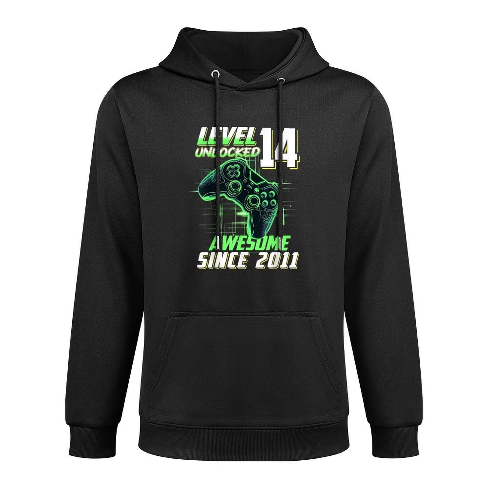 Level 14 Unlocked Awesome Since 2011 14th Birthday Gaming Customizable Surface Hoodie