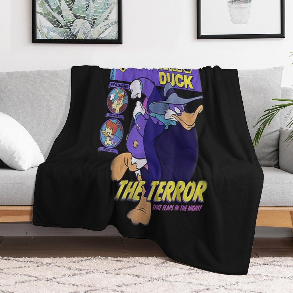 Darkwing Duck Comic Cover T-Shirt Machine-washable Throw Blanket