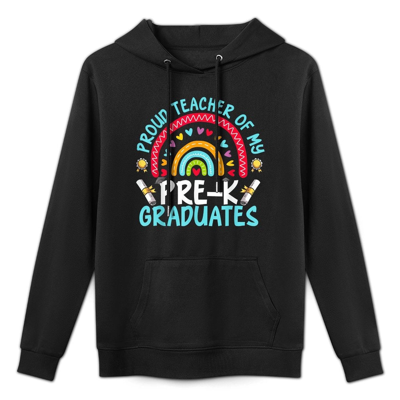 Proud Teacher Of My Pre-K Graduates Versatile Streetwear Hoodie