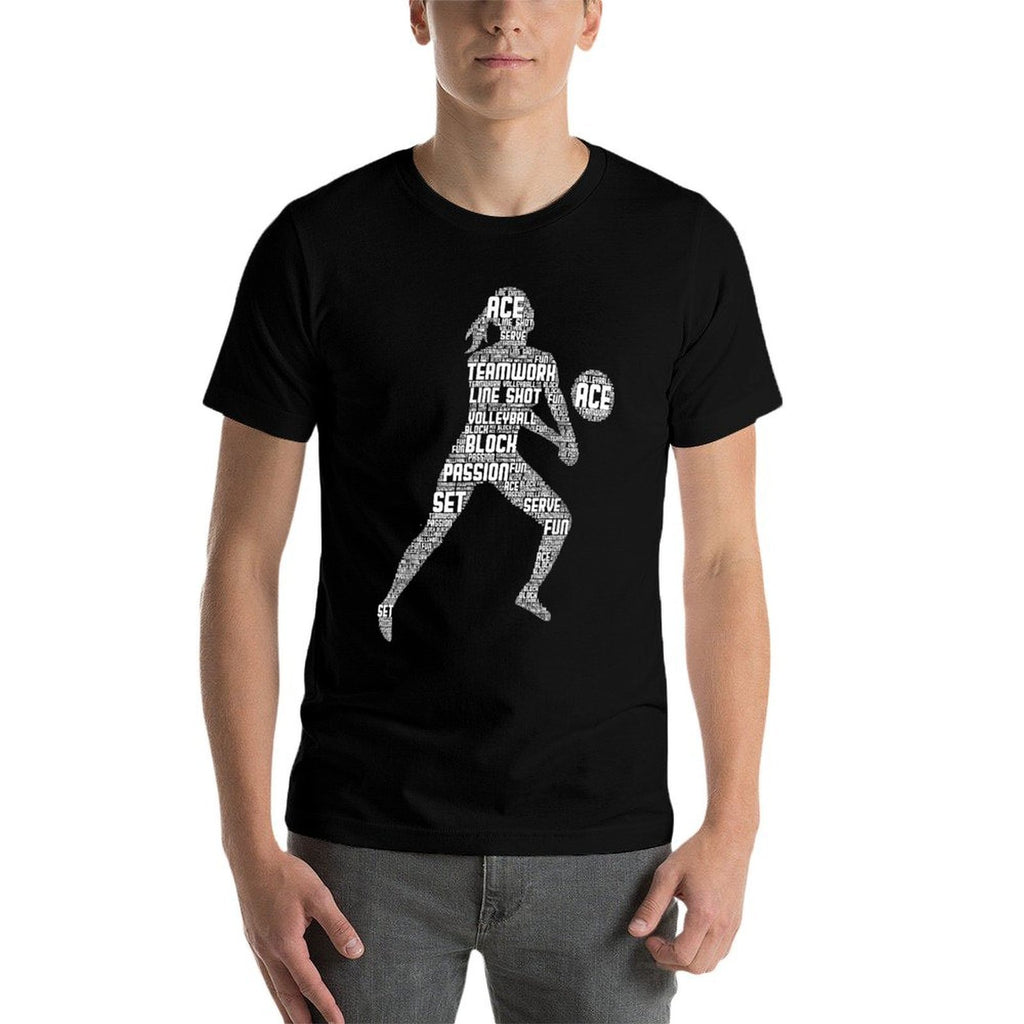 Volleyball Girl Women Youth  Quick-drying T-Shirt