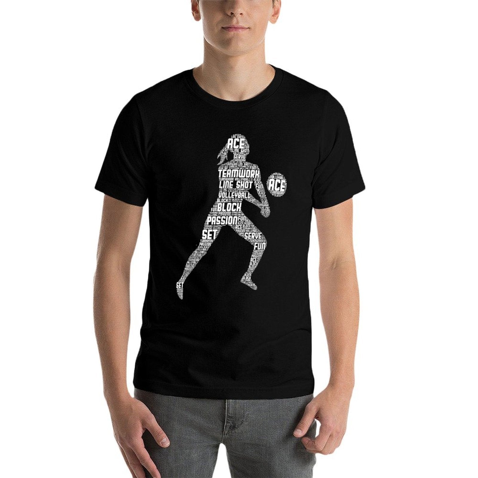 Volleyball Girl Women Youth  Quick-drying T-Shirt