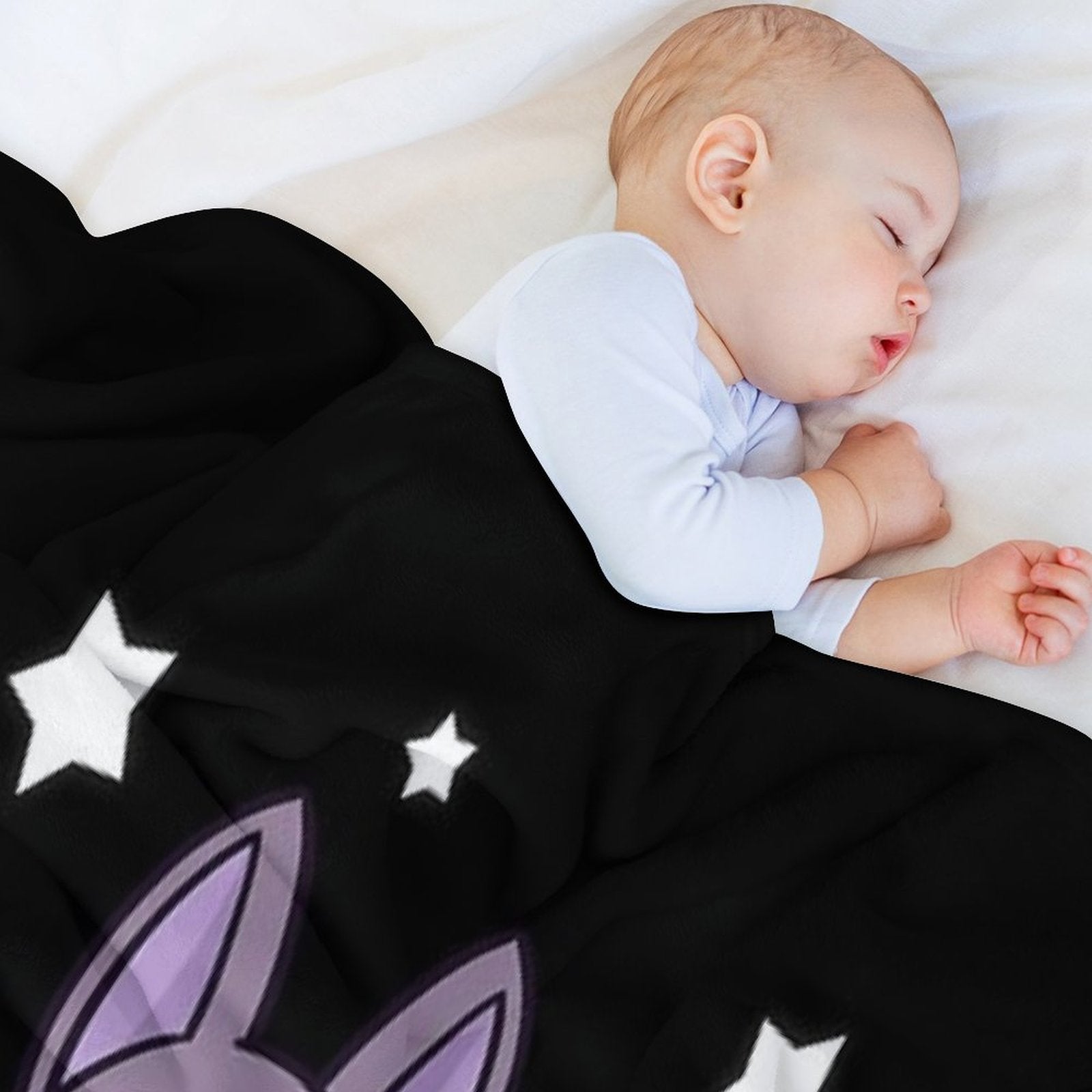 Pumpkin Cats Son  Black  Nikury Eco-conscious Throw Blanket