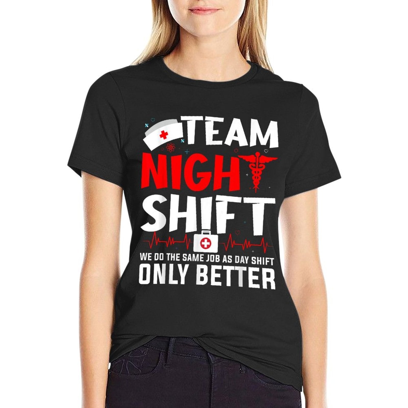 Team Night Shift - Nurse Appreciation - Night Shift Nurse  Breathable T-Shirt