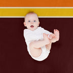 70s Vintage Retro Stripes All-season Throw Blanket