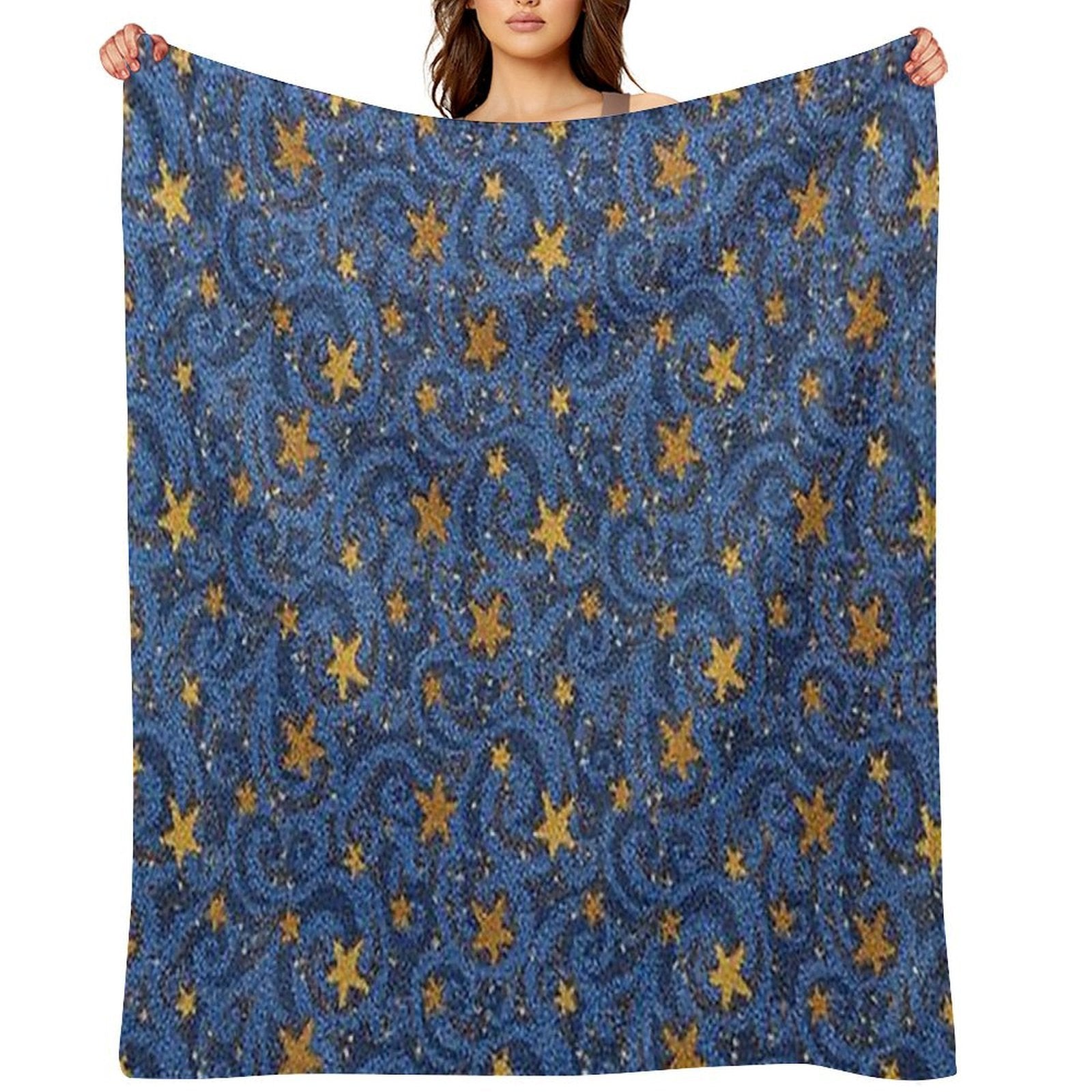 Coraline Star Pattern Velvety-soft Throw Blanket