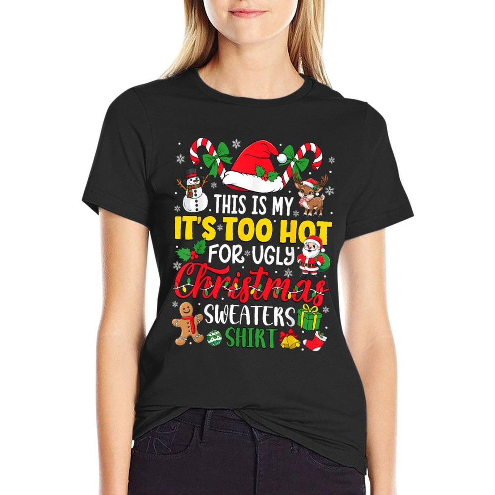 This Is My Its Too Hot for Ugly Christmas Sweaters  Moisture-wicking T-Shirt