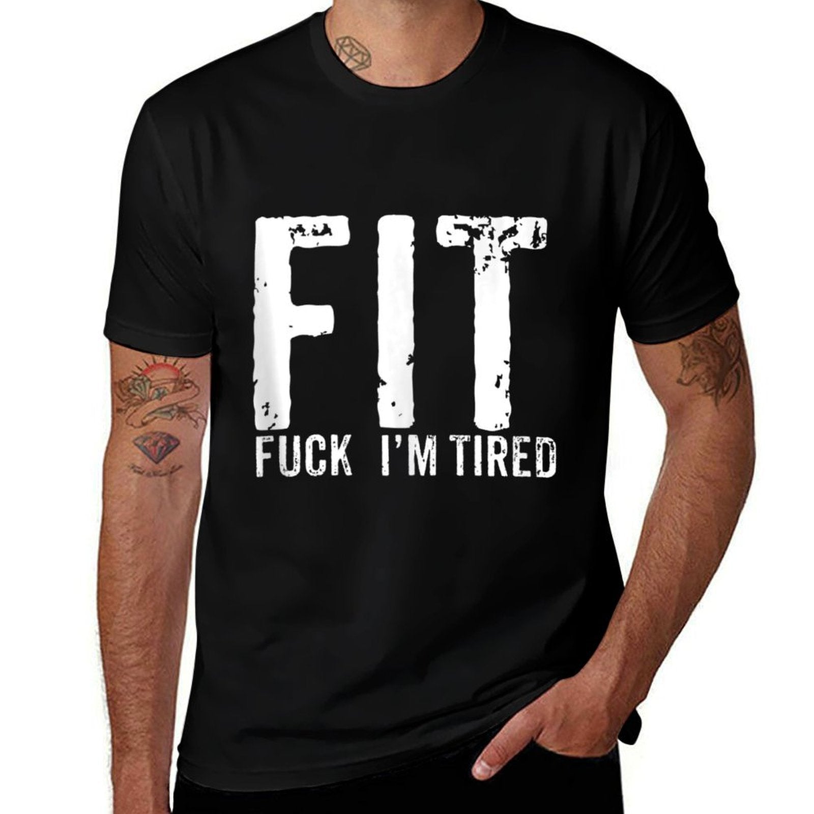 Funny Workout Tank Apparel Sarcastic Humor Gym  Tagless Design T-Shirt