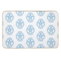 Tampa Florida Tribal Sea Turtle Summer Beach  Rapid-Drying Bath Mat