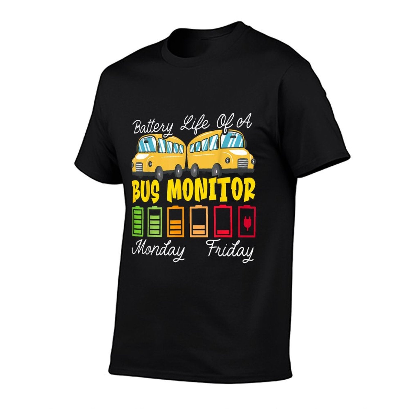 School Bus Monitor Bus Aide Attendant Bus Monitor  Wrinkle-resistant T-Shirt