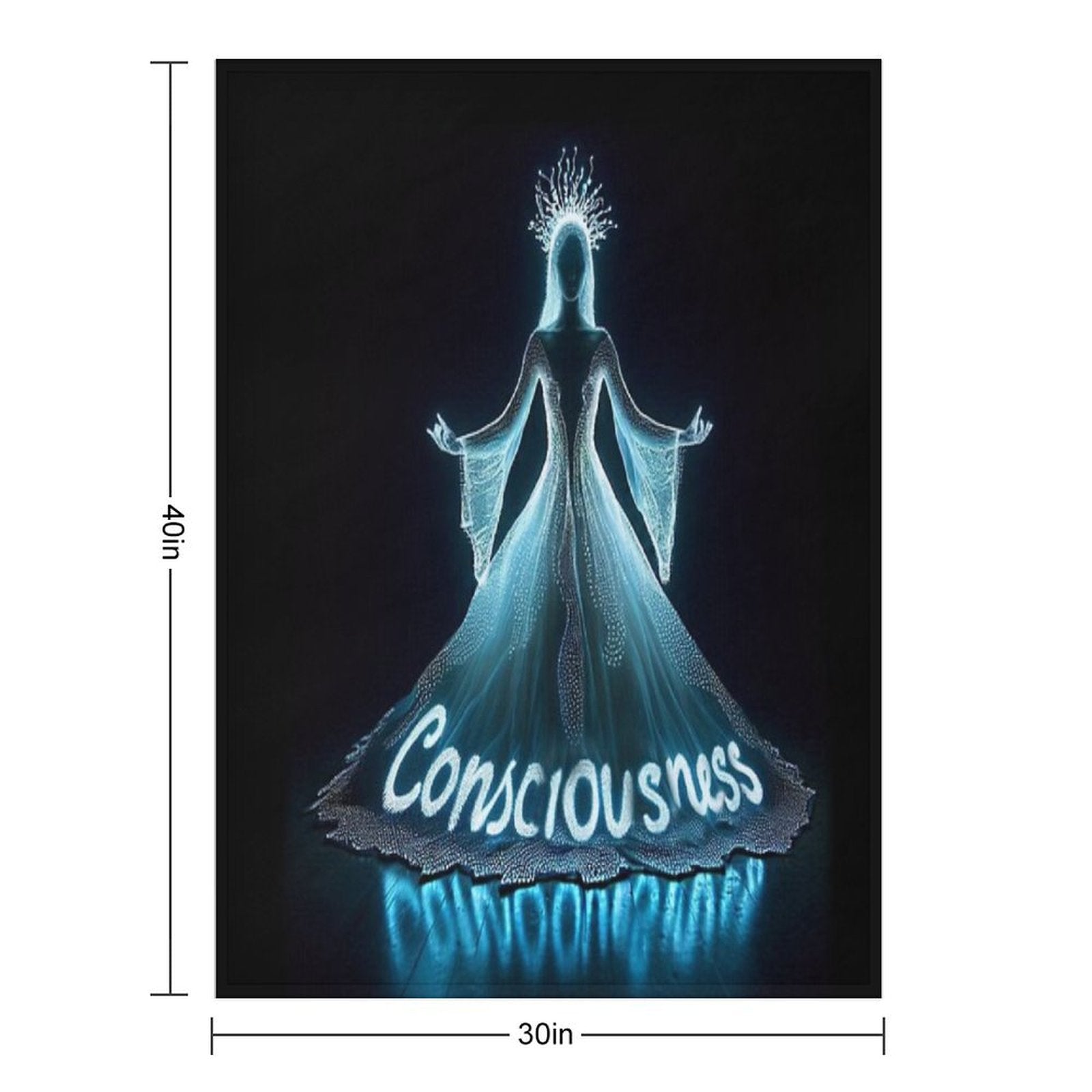 Full Consciousness Eco-conscious Throw Blanket