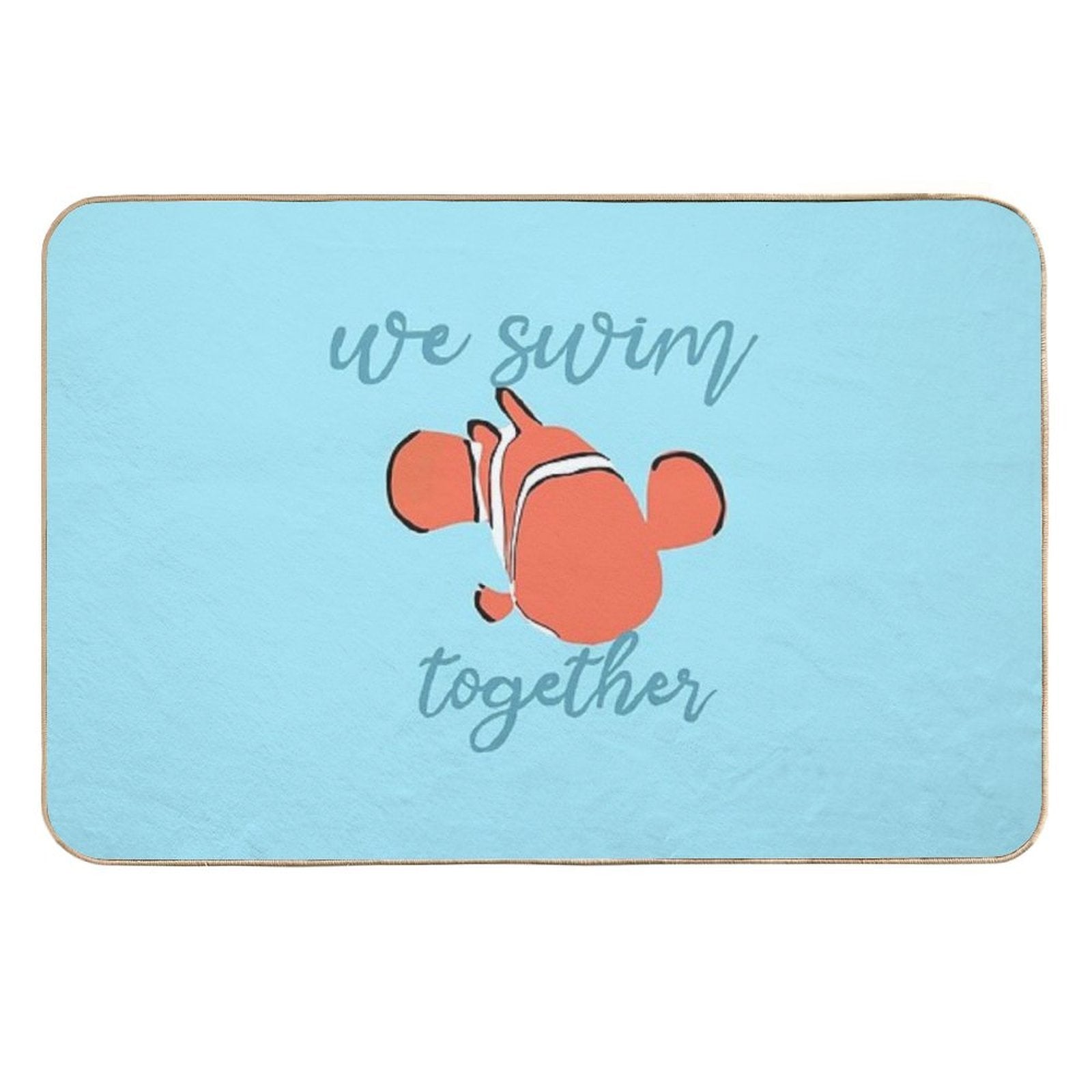 Just Keep Swimming  Absorbent Bath Mat