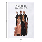 Murdoch Mysteries Design Premium Throw Blanket