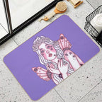 Among The Stars In Lavender Evening Star Fairy  Stain-Proof Bath Mat