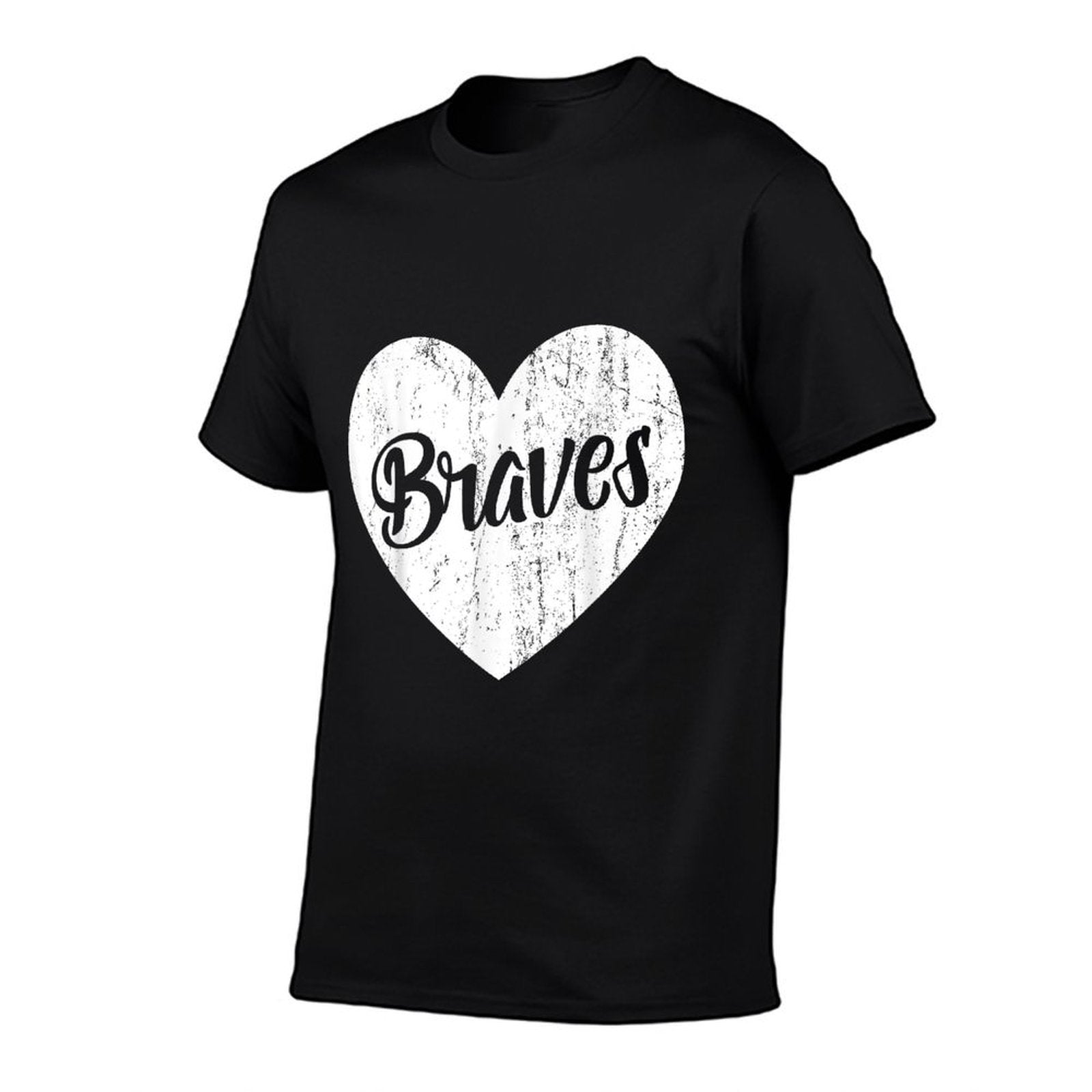 Braves School Sports Fan Team Spirit Mascot Cute Heart Gift  Quick-drying T-Shirt