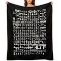 Dwarf Fortress Tile Set FnordSet Multi-functional Throw Blanket