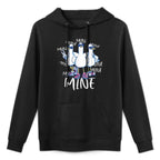 Funny Seagull Saying Mine Funny Pigeon Retro Ocean Life Adjustable Hood Hoodie