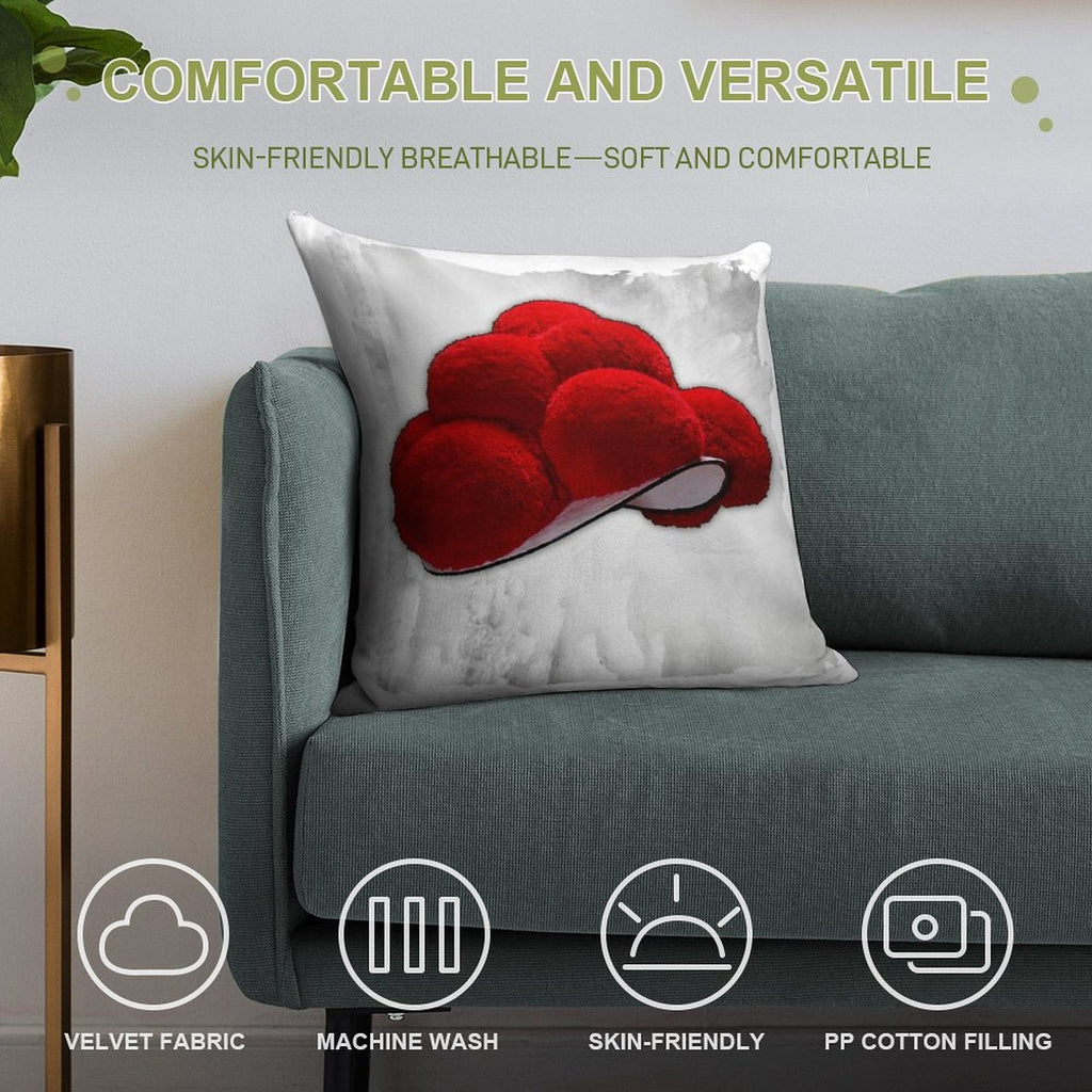 Black Forest Hat Bollenhut ART 1.5 Soft Durable Construction Throw Pillow