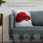 Black Forest Hat Bollenhut ART 1.5 Soft Durable Construction Throw Pillow