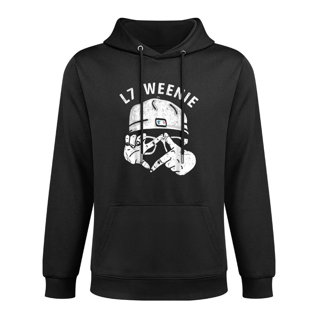 Funny Baseball Softball Season Apparel L7 Weenie Machine Washable Hoodie