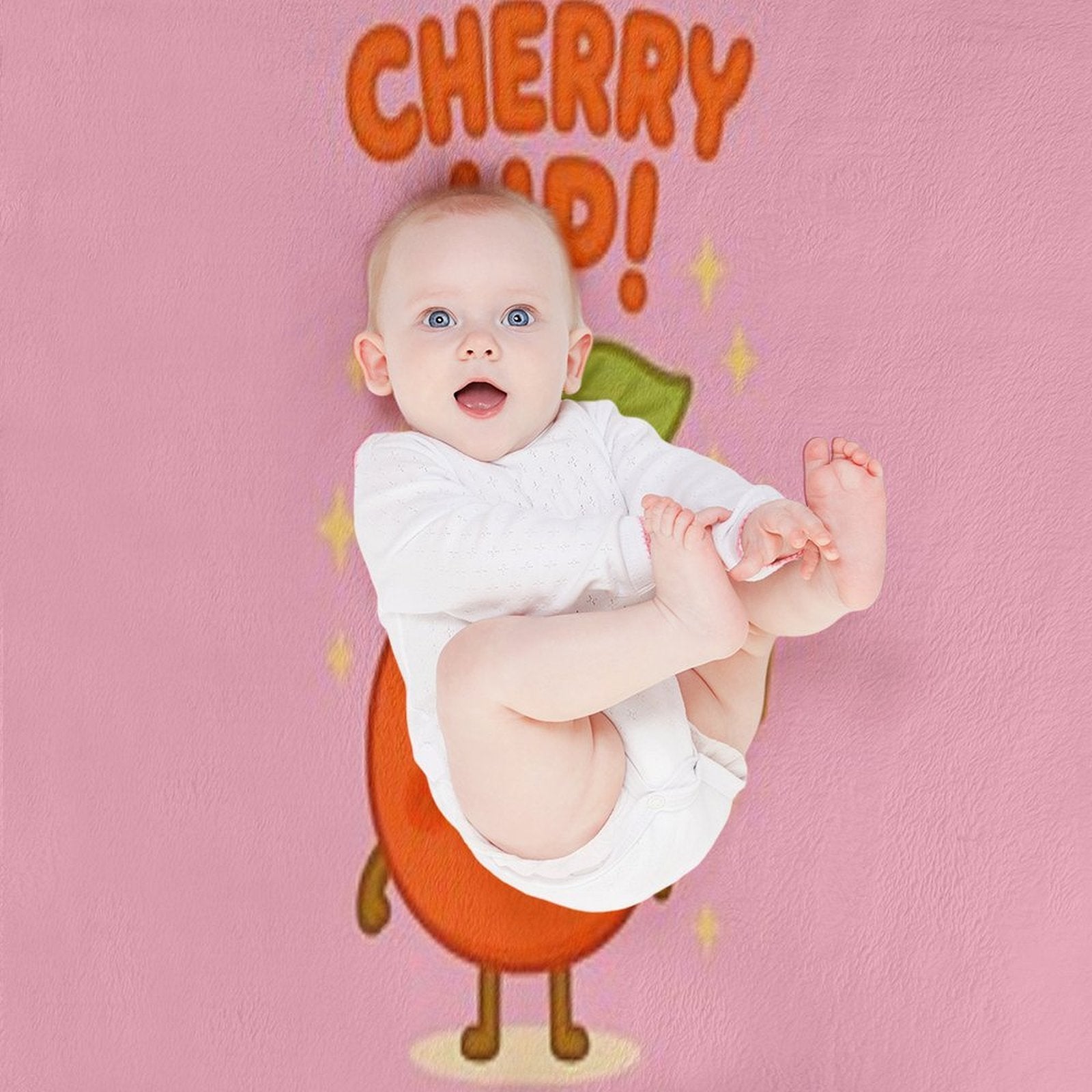 Cherry Up Easy Care Throw Blanket