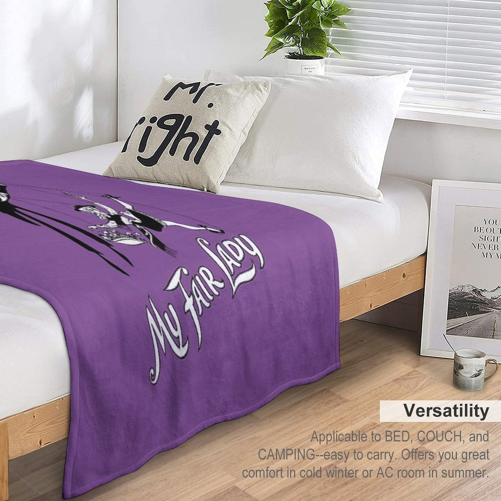 My Fair Lady Poster Shrink-resistant Throw Blanket