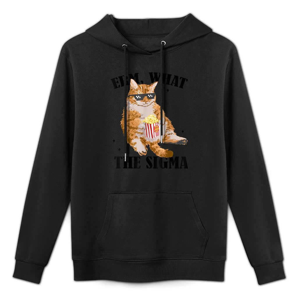 Funny Cat Meme Quote Erm What Sigma For Men Women Cool Sigma Customizable Surface Hoodie