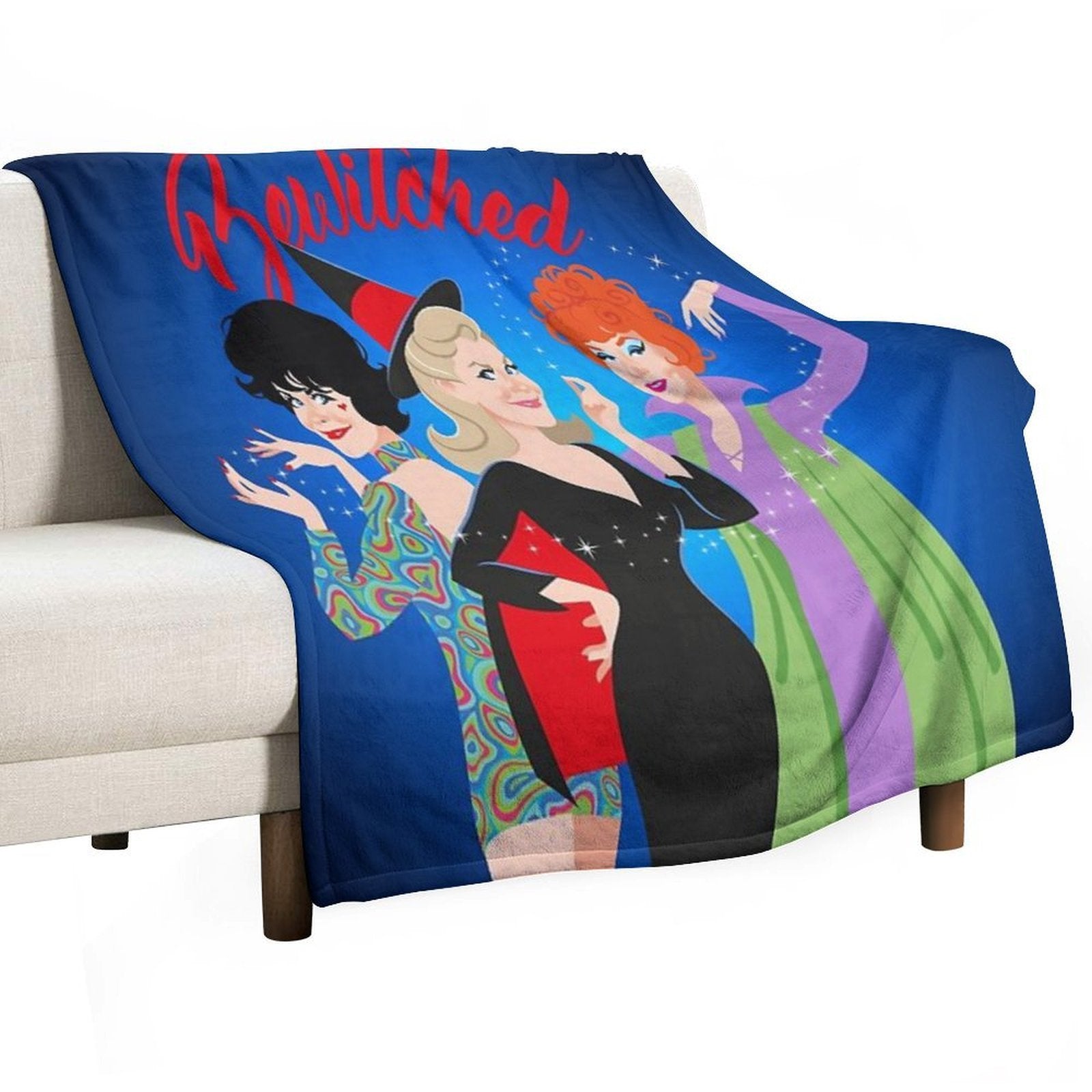 Bewitched 60 Anniversary Sustainable Throw Blanket