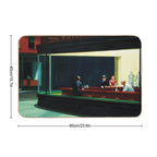 Nighthawks by Edward Hopper Durable Bath Mat