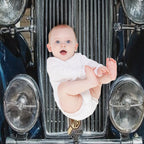 MG Vintage Car 1939 Shrink-resistant Throw Blanket