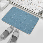 Floating - Ocean Blue  Stain-Proof Bath Mat