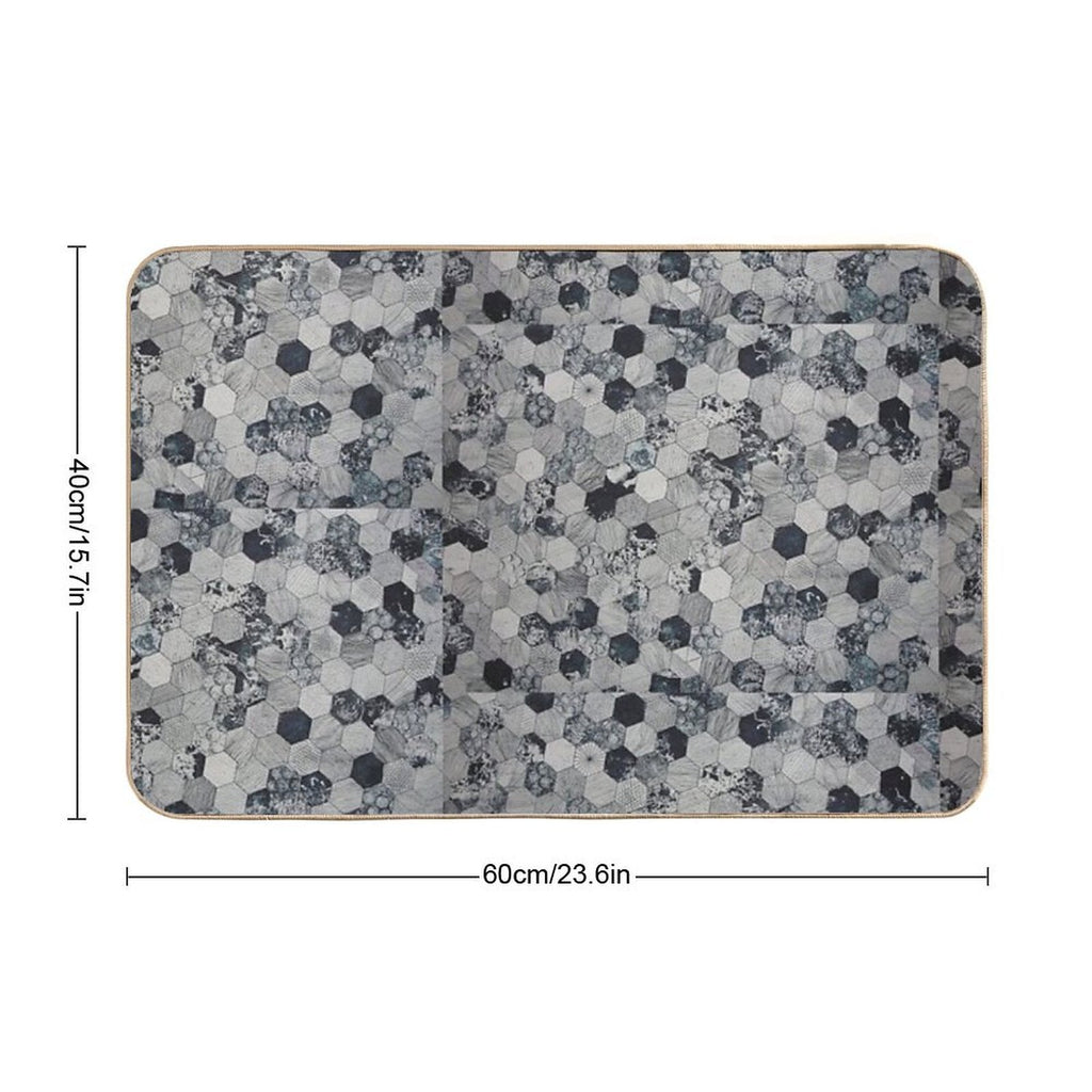 Tile Pattern  Eco-Friendly Bath Mat